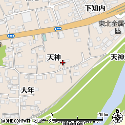 福島県いわき市平中神谷天神14周辺の地図