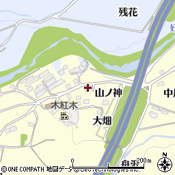 福島県いわき市好間町上好間（山ノ神）周辺の地図