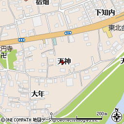 福島県いわき市平中神谷天神13周辺の地図
