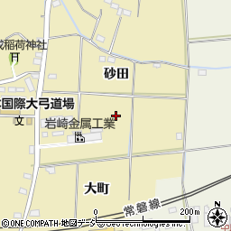 福島県いわき市平鎌田石切場周辺の地図