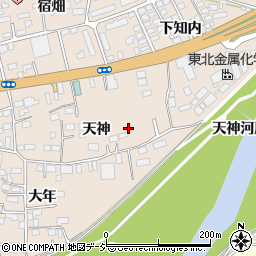 福島県いわき市平中神谷天神21周辺の地図