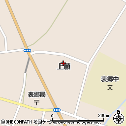 福島県白河市表郷番沢上願周辺の地図