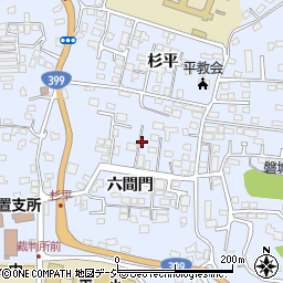福島県いわき市平六間門周辺の地図