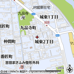 福島県いわき市平九品寺町10-18周辺の地図