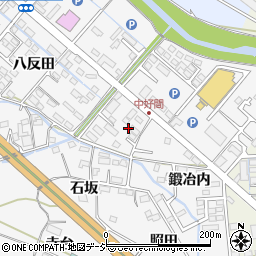 福島県いわき市好間町中好間鍛冶内周辺の地図