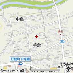福島県いわき市好間町下好間手倉周辺の地図
