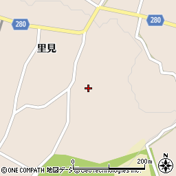 福島県白河市表郷番沢和田16周辺の地図