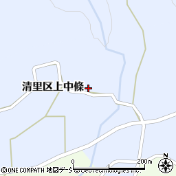 新潟県上越市清里区上中條周辺の地図