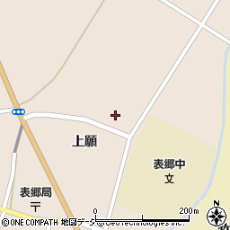 表郷公民館周辺の地図