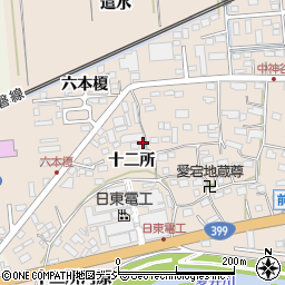 福島県いわき市平中神谷十二所周辺の地図
