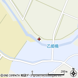 福島県白河市表郷中寺松葉川原周辺の地図