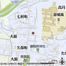 福島県いわき市平七軒町11周辺の地図