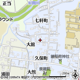 福島県いわき市平七軒町43周辺の地図
