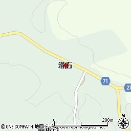 福島県東白川郡鮫川村赤坂西野滑石周辺の地図