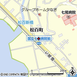 石川県七尾市松百町チ周辺の地図