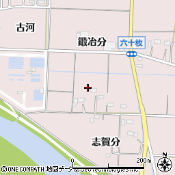 福島県いわき市平下神谷鍛冶分周辺の地図