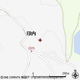 石川県志賀町（羽咋郡）印内（ヘ）周辺の地図