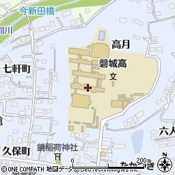 福島県立磐城高等学校周辺の地図