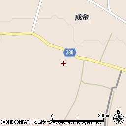 福島県白河市表郷番沢漆方周辺の地図