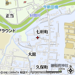 福島県いわき市平七軒町36周辺の地図