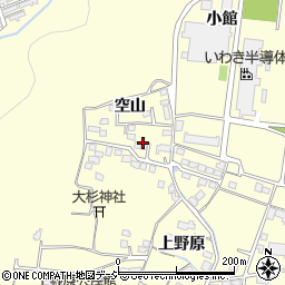 福島県いわき市好間町上好間周辺の地図