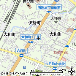 新潟県南魚沼市大和町周辺の地図