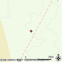 塩沢トンネル周辺の地図