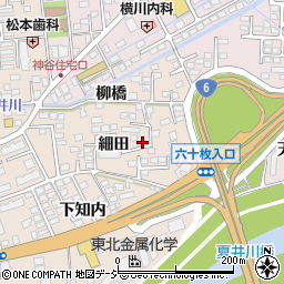 福島県いわき市平中神谷細田87周辺の地図