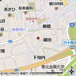 福島県いわき市平中神谷細田57周辺の地図
