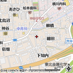 福島県いわき市平中神谷細田60周辺の地図