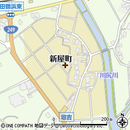 石川県七尾市新屋町レ周辺の地図