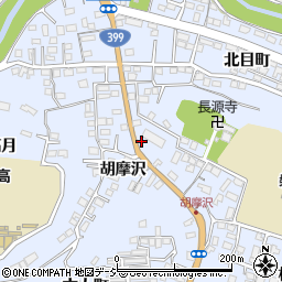福島県いわき市平胡摩沢周辺の地図