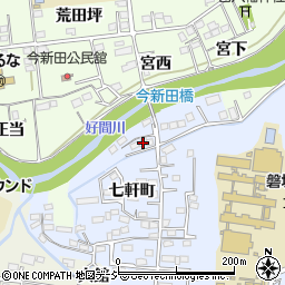 福島県いわき市平七軒町52周辺の地図