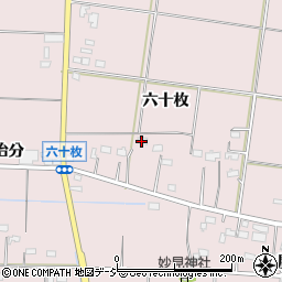 福島県いわき市平下神谷（六十枚）周辺の地図