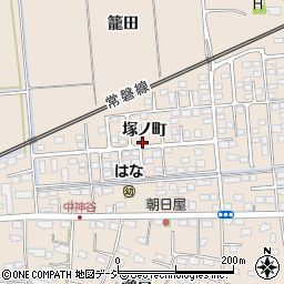 福島県いわき市平中神谷塚ノ町周辺の地図