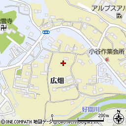 福島県いわき市好間町小谷作広畑周辺の地図