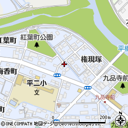 福島県いわき市平紅葉町44-1周辺の地図