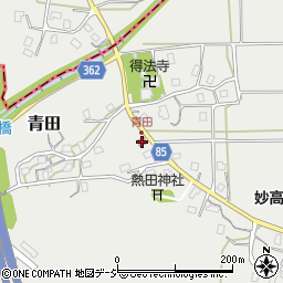 青田公会堂周辺の地図