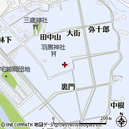 福島県いわき市平鯨岡裏門1周辺の地図