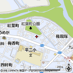福島県いわき市平紅葉町43-11周辺の地図