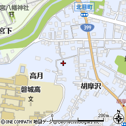 福島県いわき市平（高月）周辺の地図