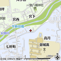 福島県いわき市平七軒町61周辺の地図