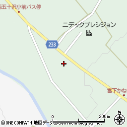 新潟県南魚沼市宮村下新田166周辺の地図