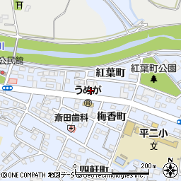 福島県いわき市平紅葉町40-2周辺の地図