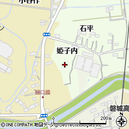 福島県いわき市好間町今新田姫子内周辺の地図