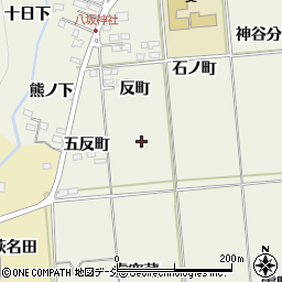 福島県いわき市平上神谷反町周辺の地図