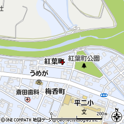 福島県いわき市平紅葉町41-11周辺の地図