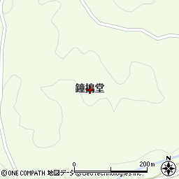 福島県鮫川村（東白川郡）西山（鐘搗堂）周辺の地図