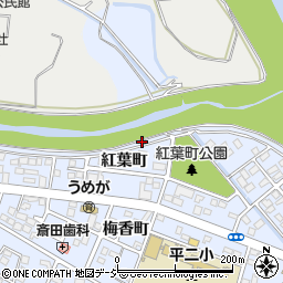 福島県いわき市平紅葉町41周辺の地図