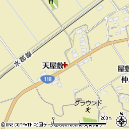 福島県東白川郡棚倉町玉野天屋敷周辺の地図